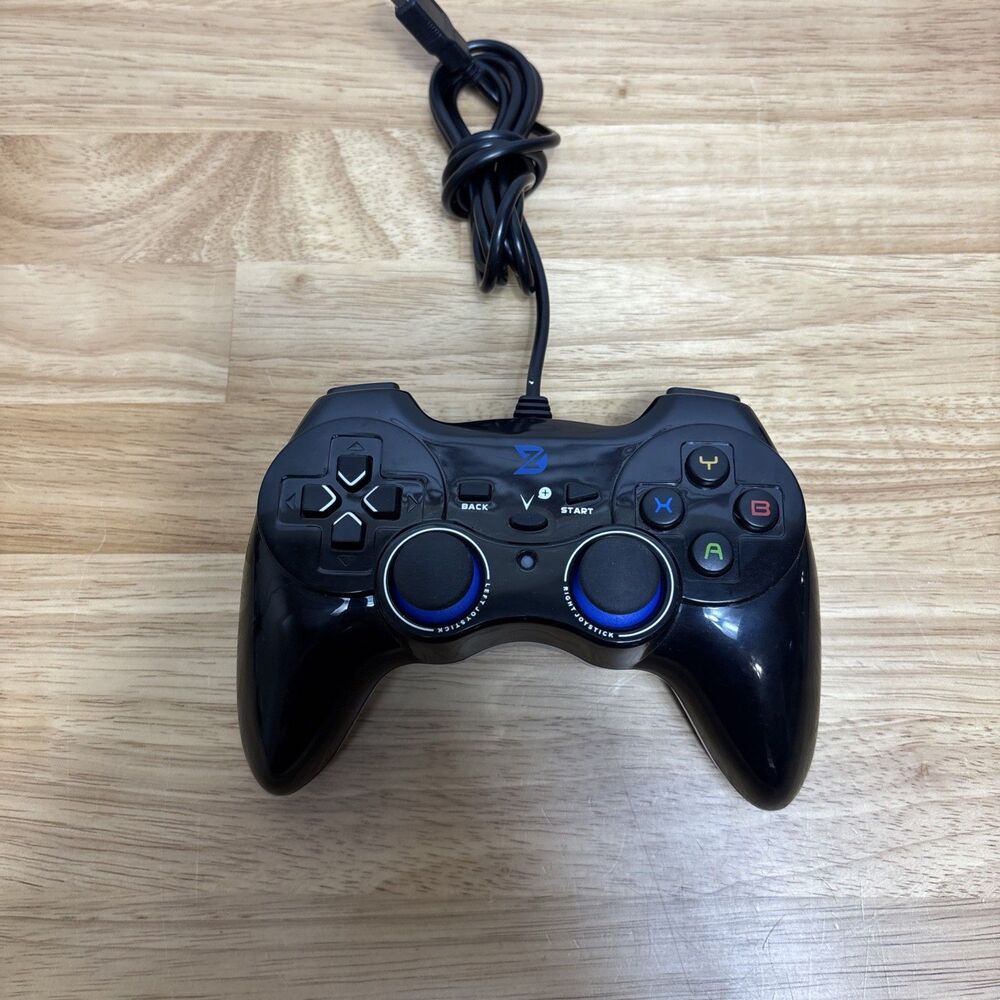 ZD-V108 USB Wired Game Controller Dual Analog PC Retro Emulator Gamepad Tested
